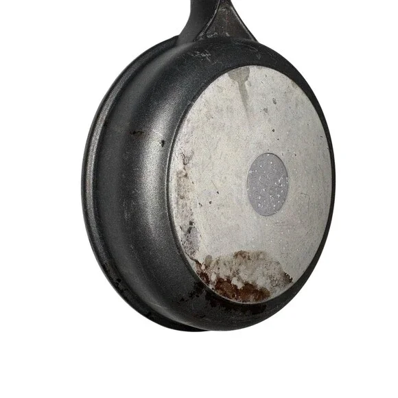 Vintage Italian Roch Guss  8” Pan Skillet Frying Sauté Wood Handle - Picture 4 of 8